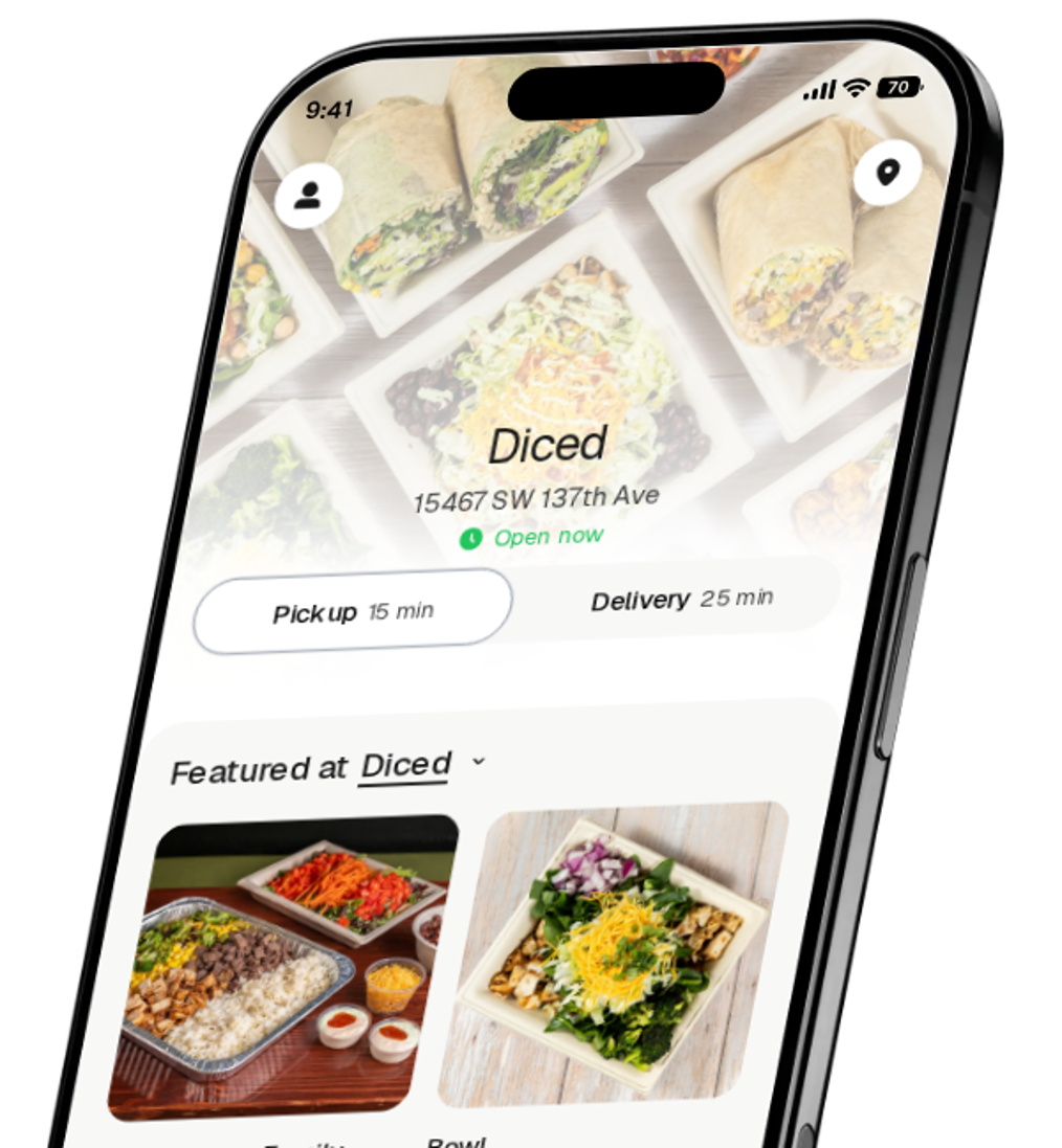 Diced app preview