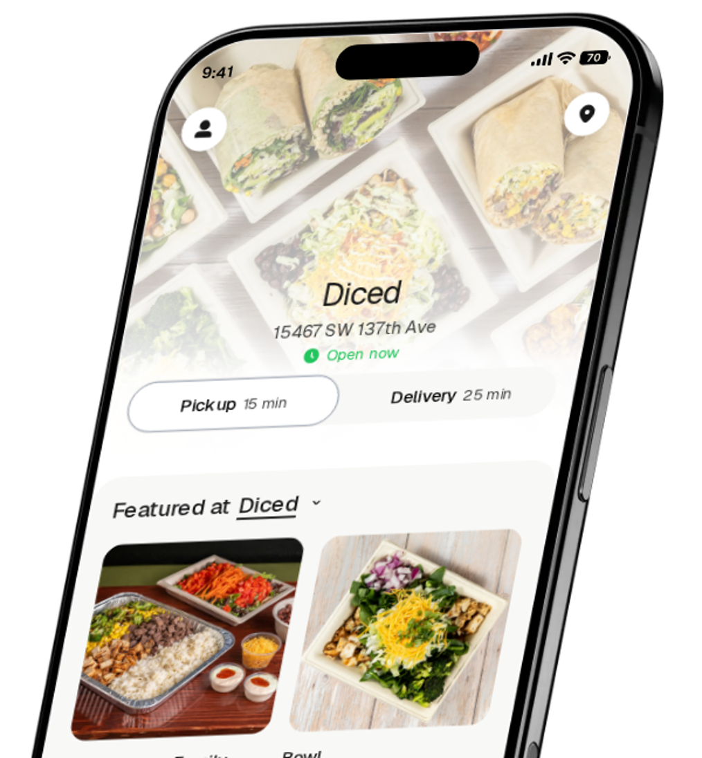 Diced app preview