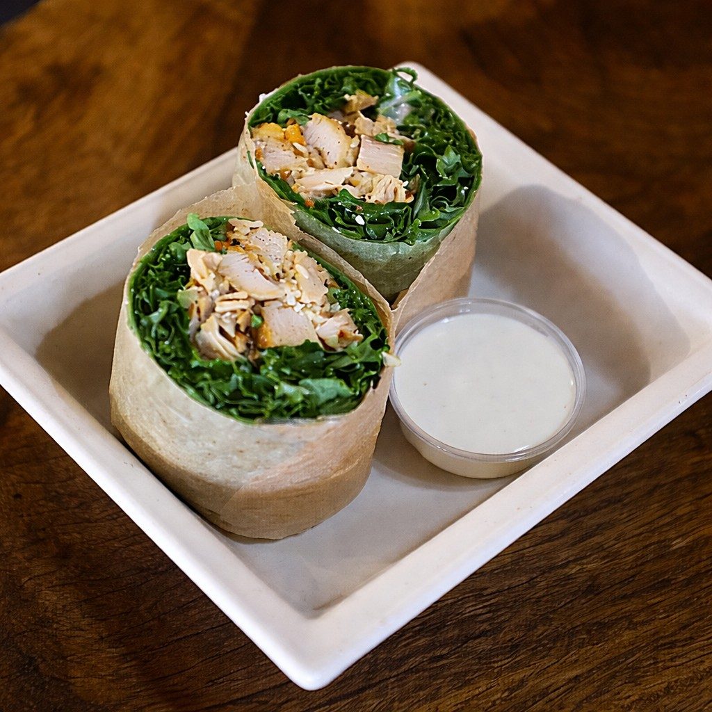 Kale Caesar Wrap.