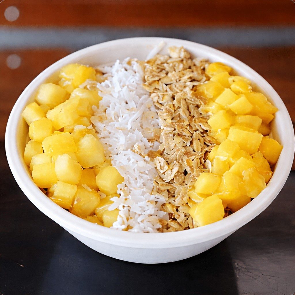 Mango Mel Smoothie Bowl.